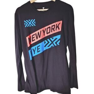 Overwatch League New York Excelsior Black M Long Sleeve Tee